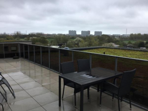Stor lejlighed tæt på Århus C. Stor tagterrasse